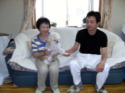 愛犬と共に