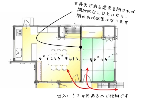 仲良く暮らす家　間取り