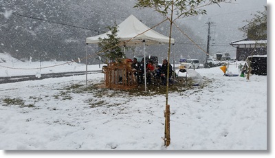 極寒の地鎮祭