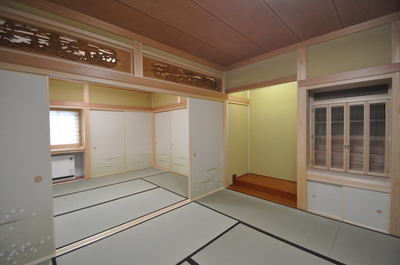 二間続きの和室