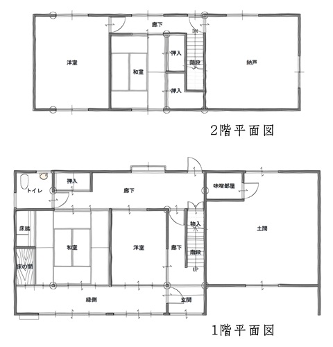 解体前の平面図