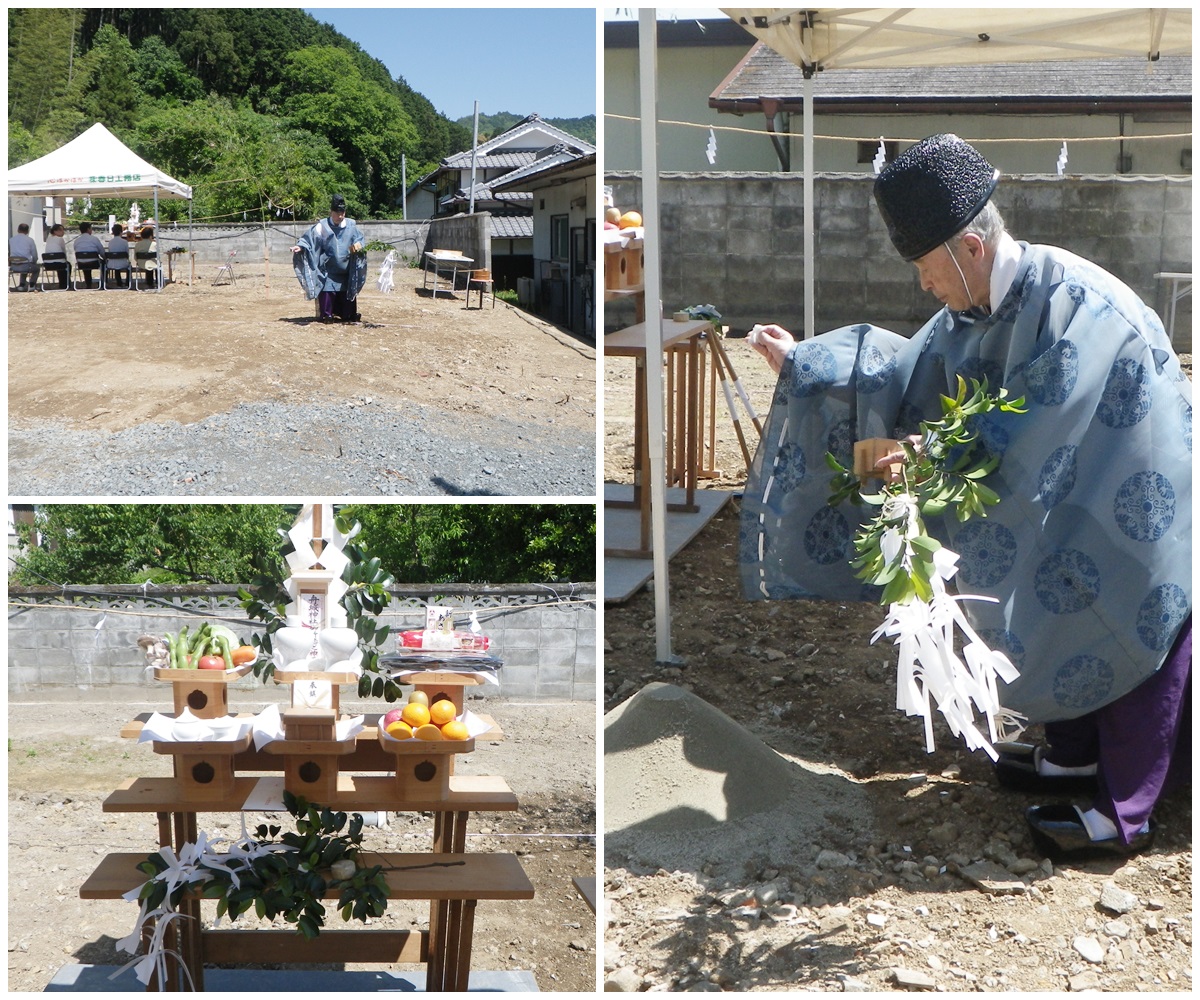 丹波市　工務店　地鎮祭　春日工務店