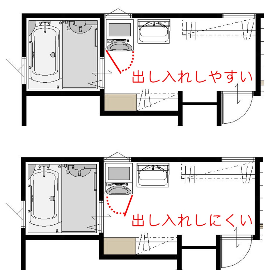 丹波市　丹波篠山市　女性設計士　春日工務店　洗濯機