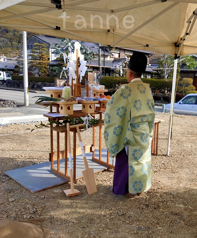 地鎮祭　春日工務店　tanneの家