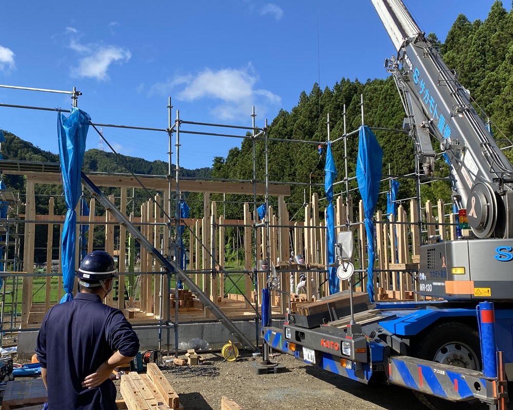 棟上げ　丹波市　丹波篠山市　春日工務店