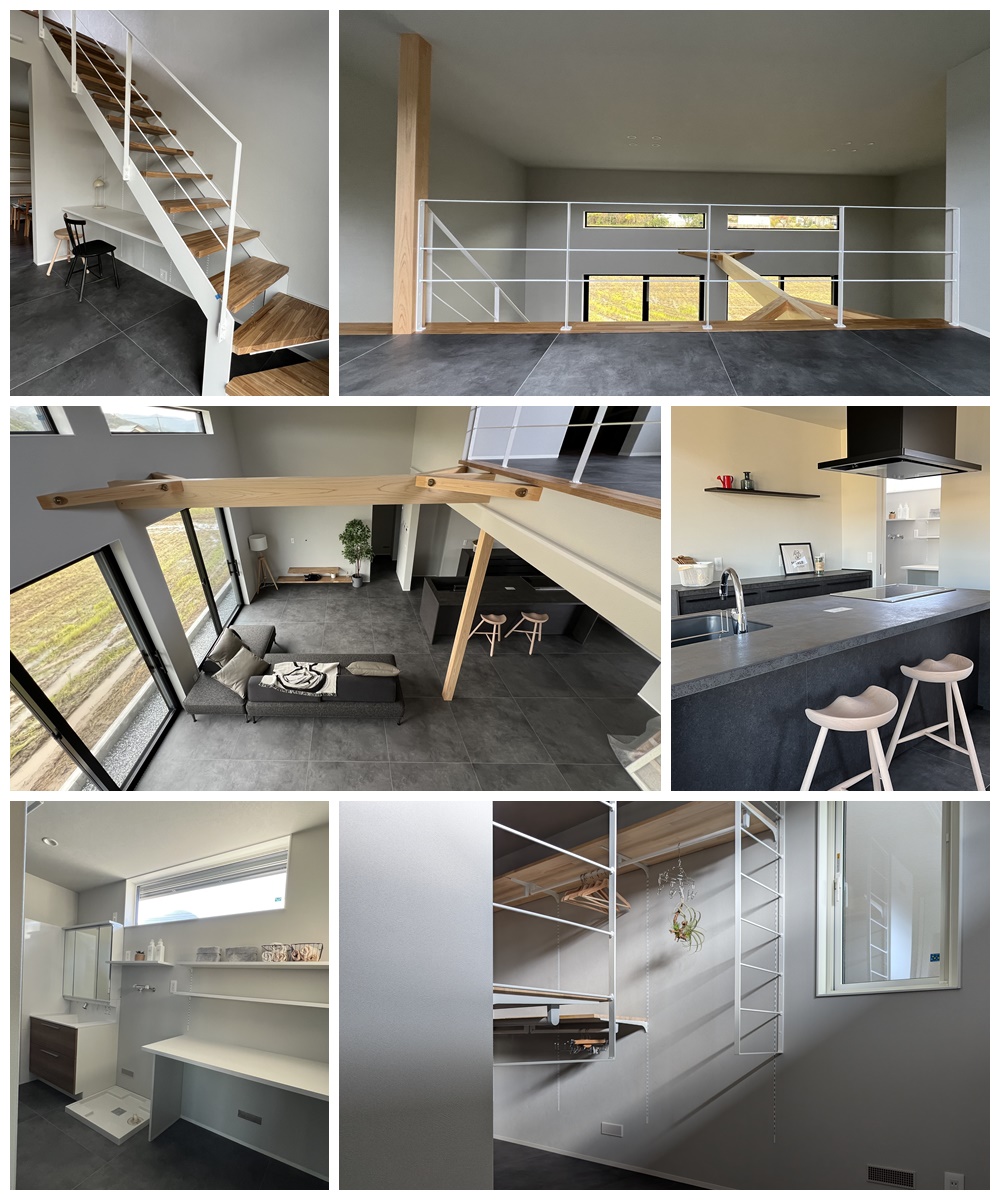 暖かいシンプルモダンスタイルの家　丹波市　春日工務店