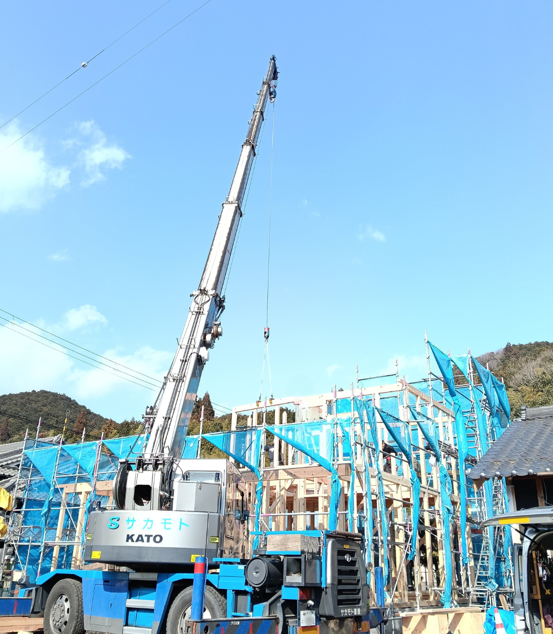 春日工務店　棟上げ　丹波市　丹波篠山市