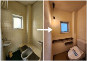 店舗のトイレリフォーム