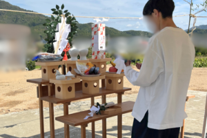 地鎮祭を執り行いました